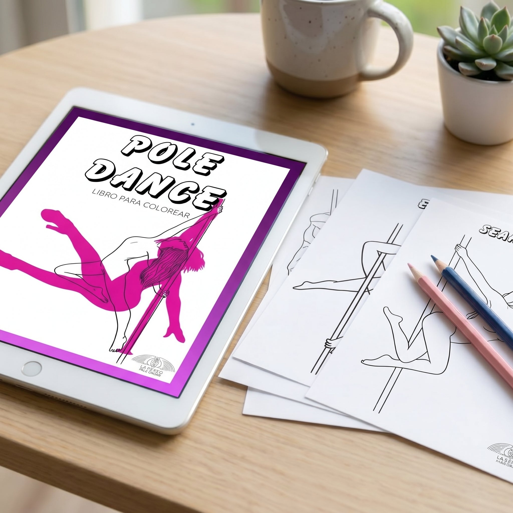 Pole Coloring Book: Relajación y Técnica para Pole Dancers.